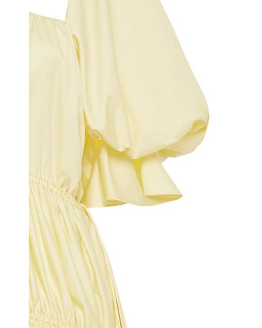 aje yellow mini dress