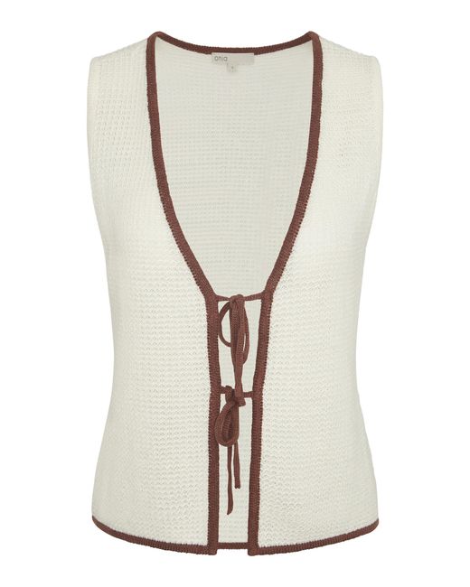 Onia Multicolor Linen Top