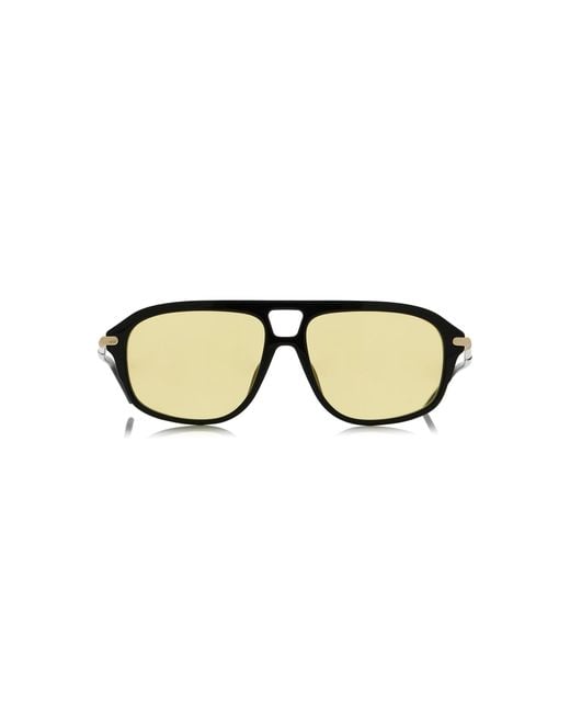 Givenchy Natural One Aviator-Frame Acetate Sunglasses