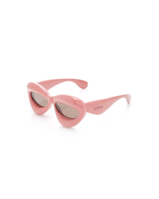 Loewe Pink Inflated Acetate Cat-Eye Sunglasses