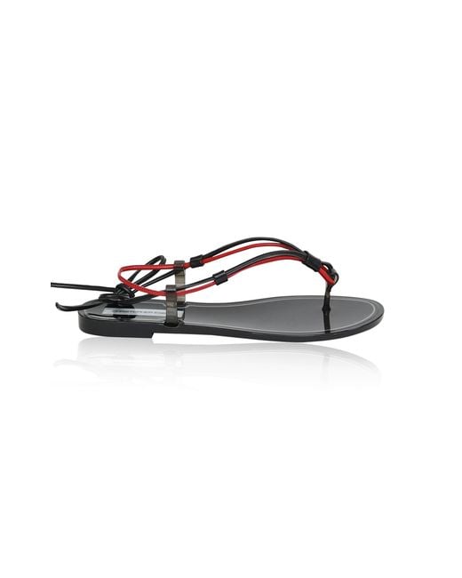 Christopher Esber Black Lasso Flip Flop Sandal