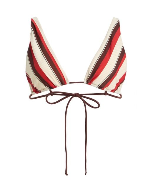 Sir Red Alva Halter Triangle Bikini Top