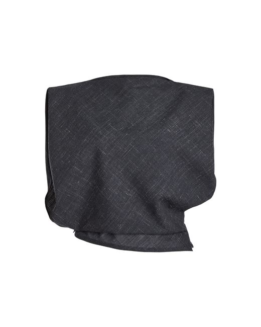 Christopher Esber Black Banyan Bias Wool-Blend Cropped Top