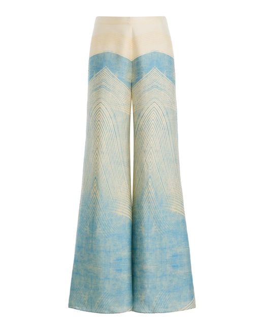 Alexis Blue Andres Printed Flared Pants