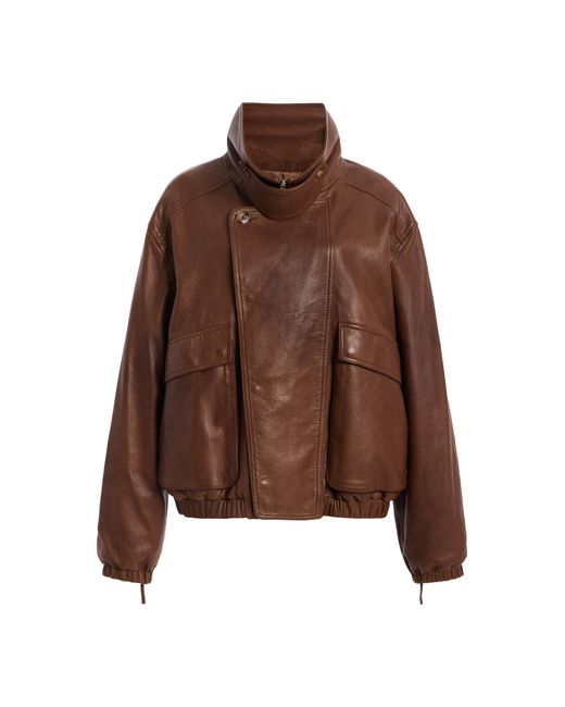 Twp Brown Hunter Leather Jacket