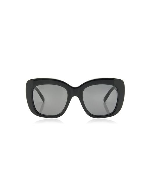 Givenchy Black Bold Square-Frame Acetate Sunglasses