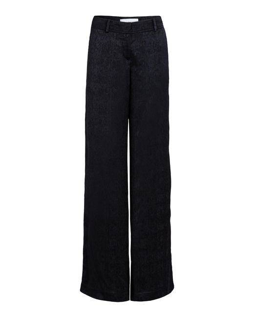 Silvia Tcherassi Black Ulla Straight Leg Pants