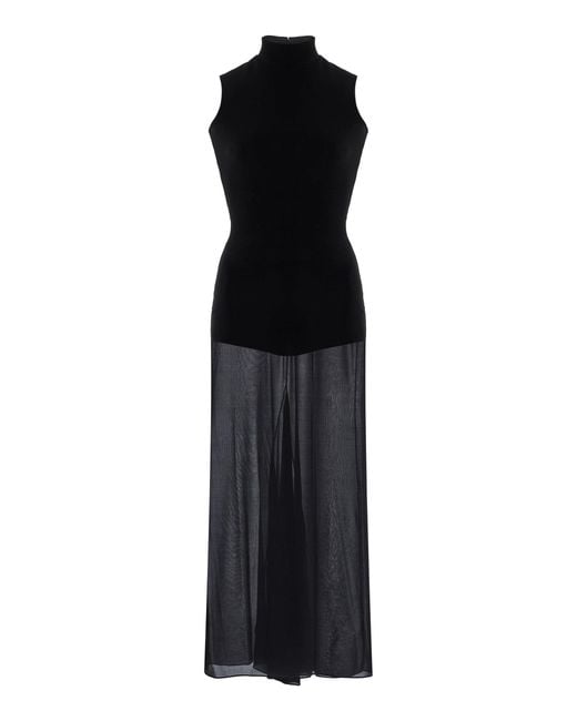 Burc Akyol Black Yatch Jersey Dress