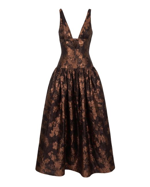 Alexandra Pijut Brown Nicolette Dress