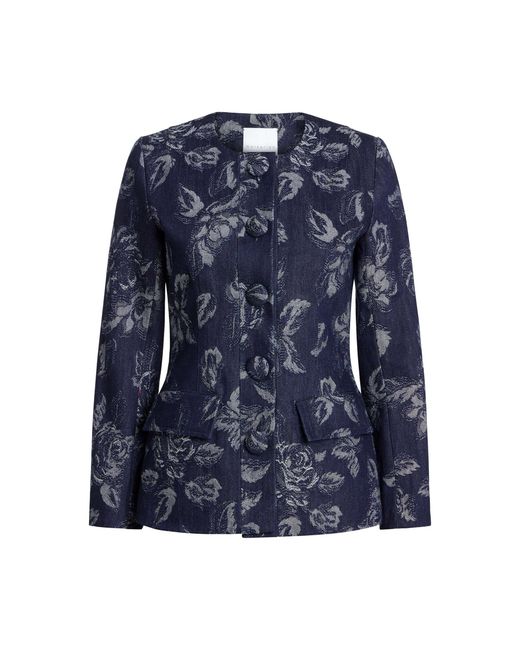 Markarian Blue Savane Denim Jacket Top