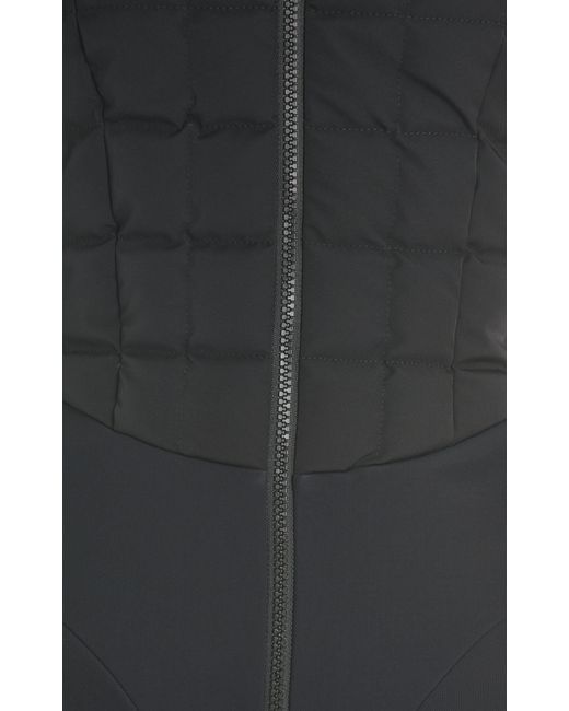 Ienki Ienki Black Quilted Nylon Ski Suit