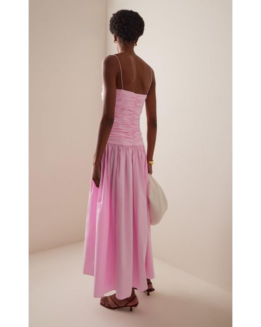 sachin and babi light blue dress Miranda Midi Drop Waist Cotton Dress - Brown | Occasion Dress in Sizes  XXS6X