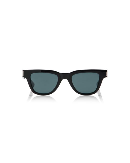 Saint Laurent Black Wellington Acetate Sunglasses