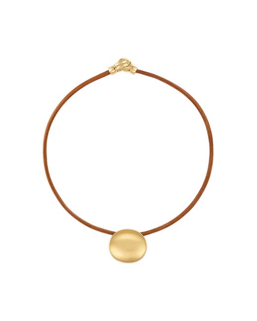 JADE RUZZO White Concave 18K Necklace