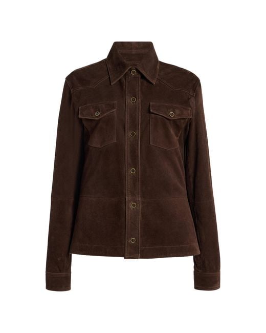 Arma Brown Faye Suede Jacket