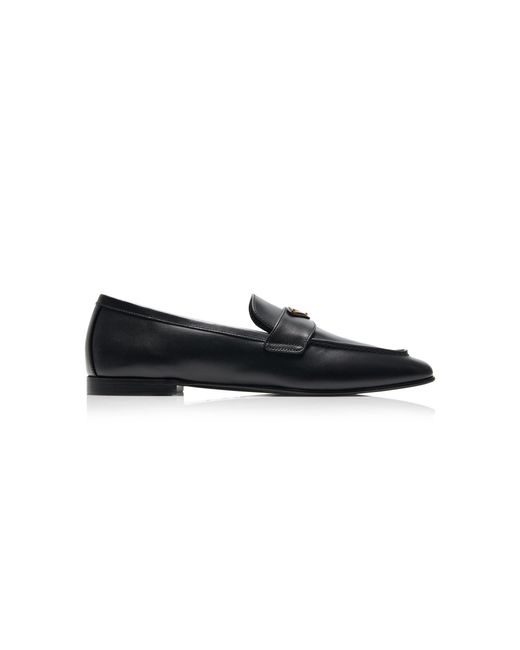 Prada Black Leather Loafers