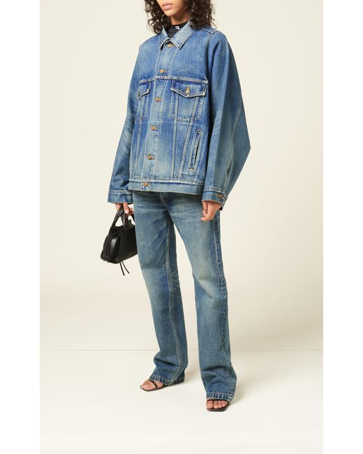 bell sleeve denim jacket