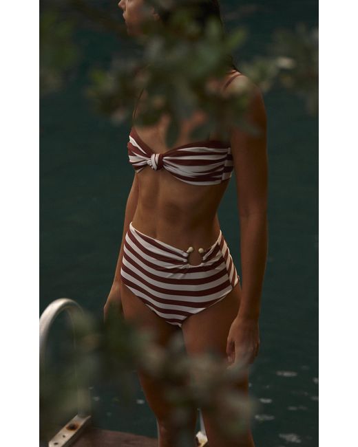 Johanna Ortiz Natural Healing Tools Knotted Bandeau Bikini Top