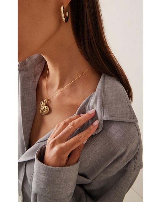 Lauren Rubinski Metallic Peggy 14k Yellow Gold Diamond Earrings