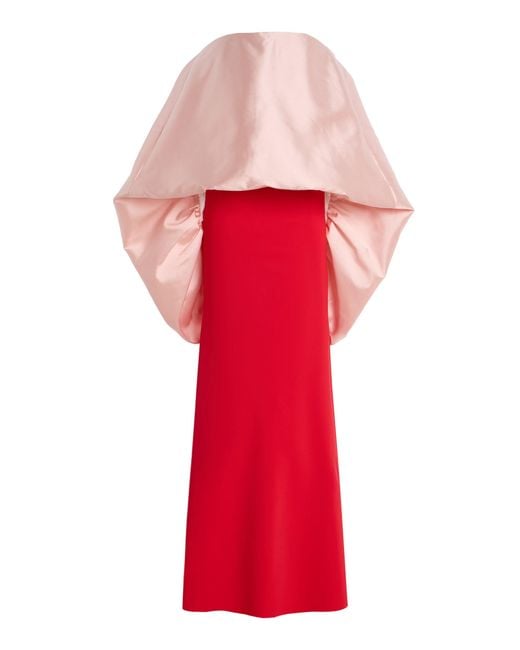 Greta Constantine Red Exclusive Serlio Strapless Dress