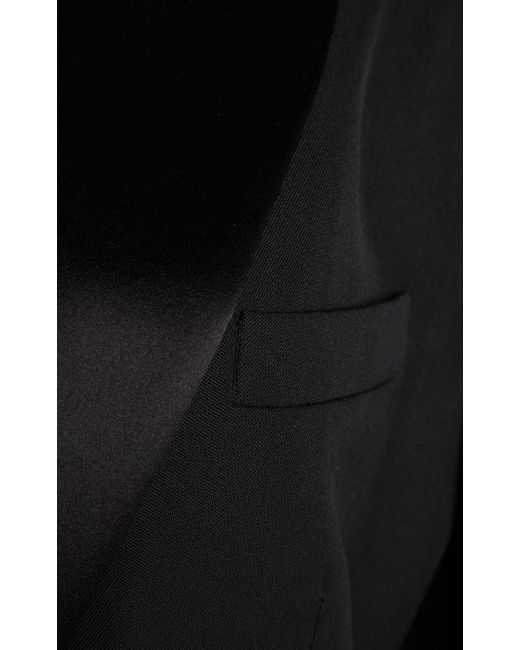 Stella McCartney Black Tuxedo Blazer Wool Mini Dress