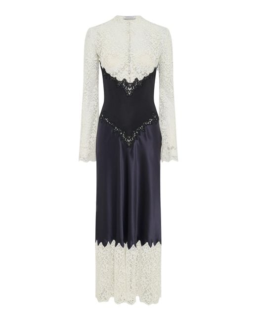 Gabriela Hearst Blue Esker Cotton Maxi Dress