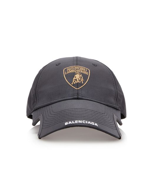 Balenciaga Black X Lambroghini Woven Baseball Cap