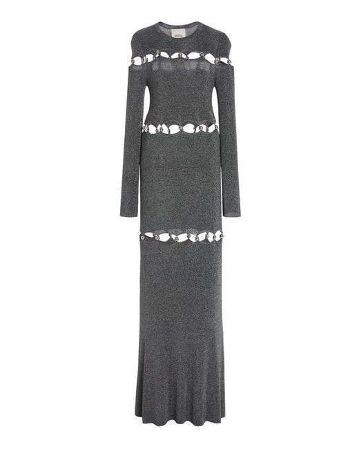 Isabel Marant Elmire Dress in Gray | Lyst