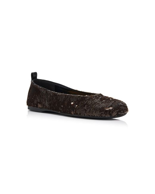 J.W. Anderson Black Sequined Ballet Flats