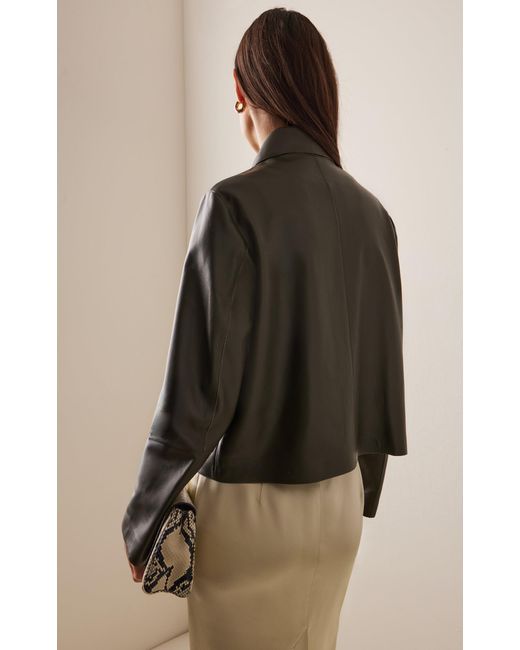 Arma Black Emy Leather Jacket