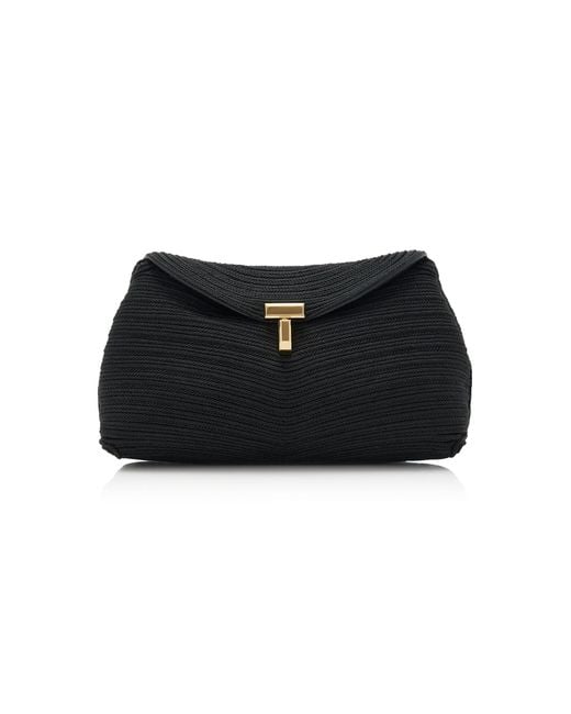 Totême Black Mini T-Lock Rope Clutch