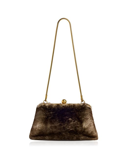 Khaite White Lilith Chain Evening Bag
