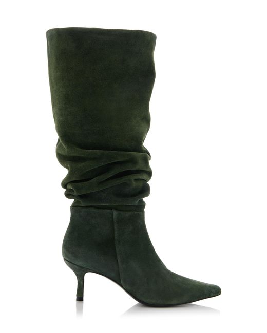 Jonathan Simkhai Green Jordi Suede Slouch Boot