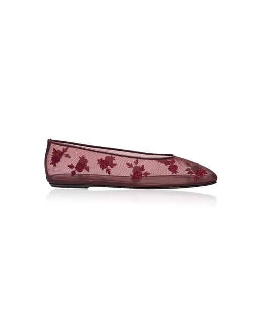 Magda Butrym Embroidered Ballet Flats