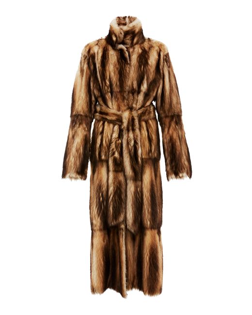 J. Mendel Brown Fitch Fur Coat