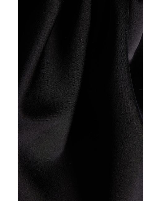 Franchise Black Lexi Bouffante-Sleeve Cotton Top