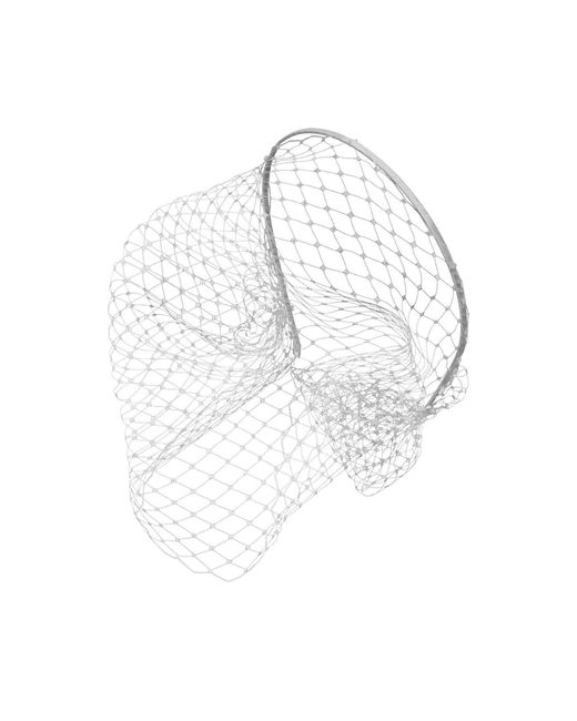 Jennifer Behr White Voilette Silk Headband