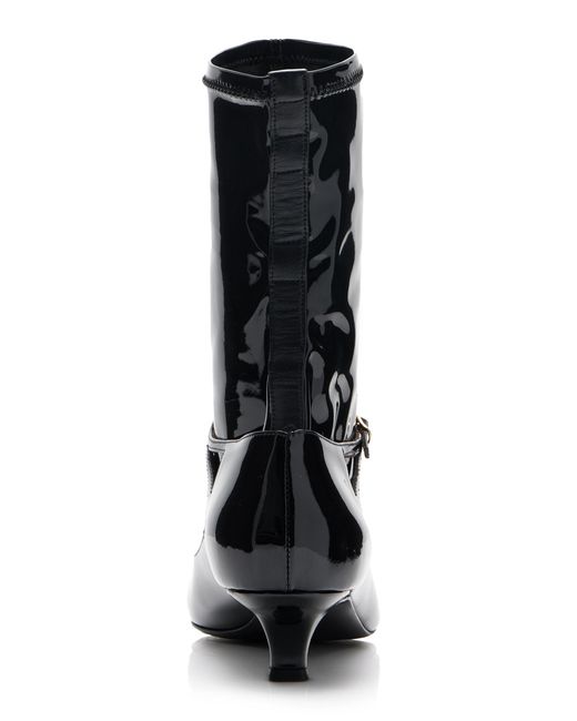 The Row Black Cyd Patent Leather Boots