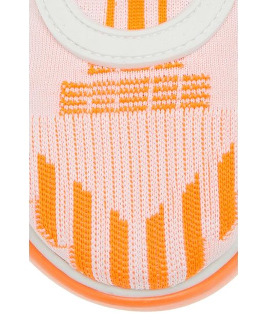 orange prada trainers