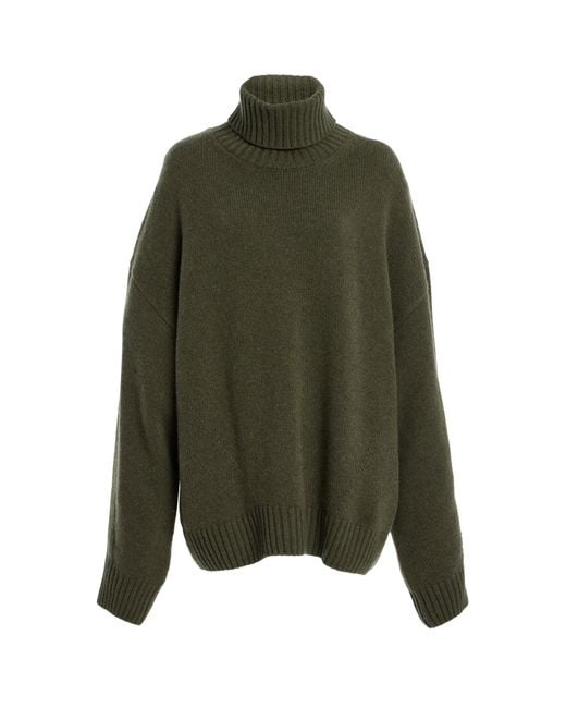 Another Tomorrow Green Cashmere And Wool-Blend Sweater