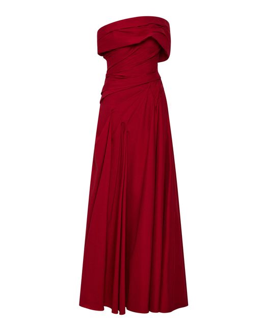 Rachel Gilbert Red Seline Gown