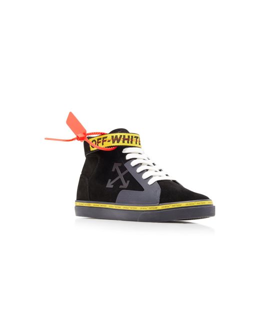 off white vulc high top black