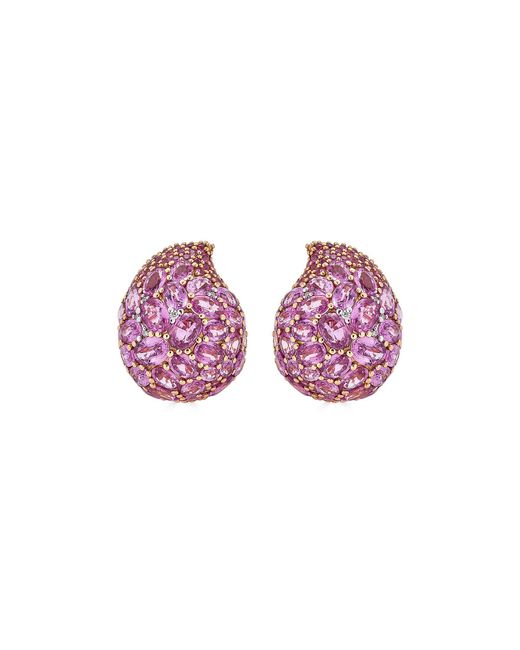 Piranesi Pink Mosaique Paisley Earrings