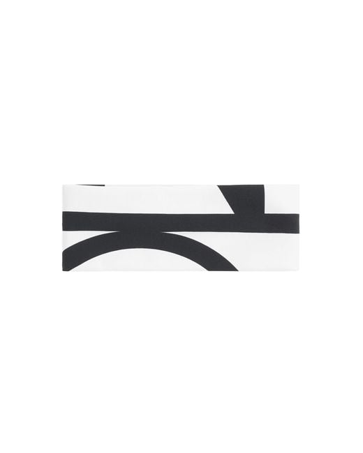 Totême Black Monogram Headband