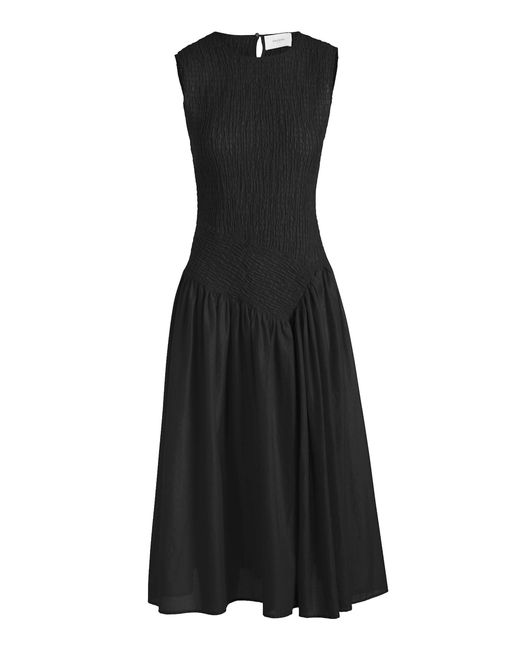 Merlette Black Sofia Cotton Voile Dress