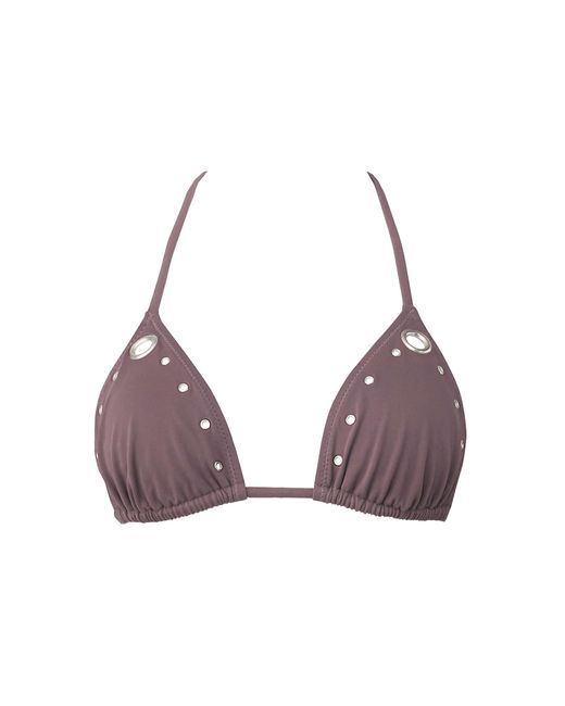 Dar Zéro Studio Purple Exclusive Grommet Bikini Top
