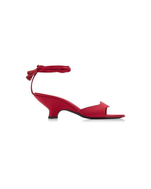 the row bare satin sandals