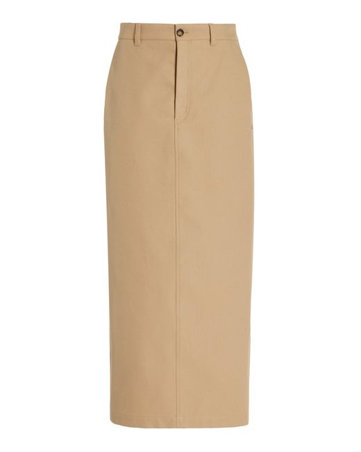 Wardrobe NYC Natural Drill Column Skirt