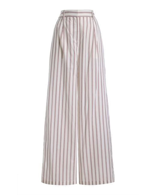 Twp White Hudson St Cotton-Silk Pants