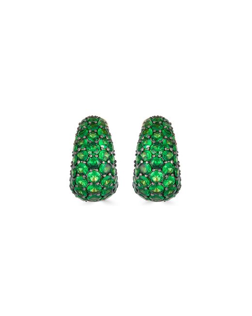 Piranesi Green Dome Huggie Earrings